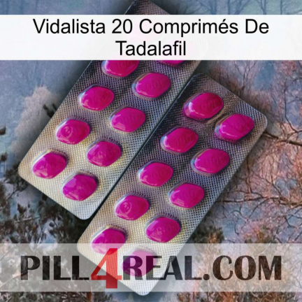 Vidalista 20 Comprimés De Tadalafil 10